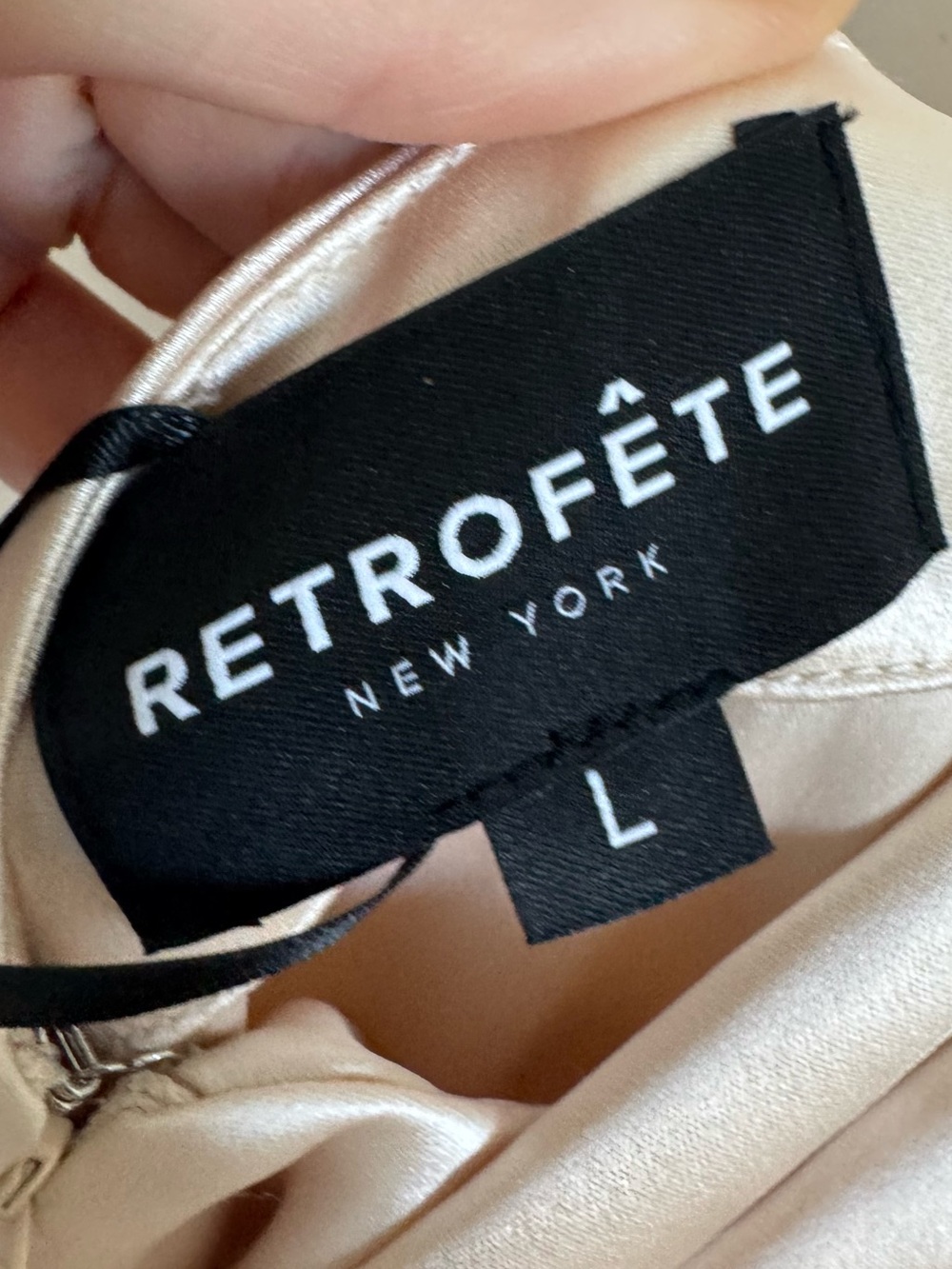 NWT RETROFÊTE MARGAUX Jumpsuit in “Processo” - Picture 9 of 14